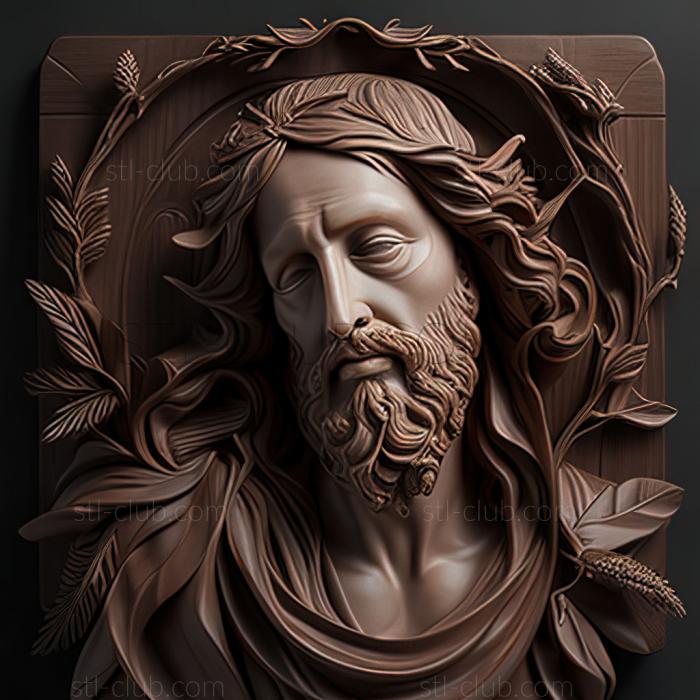 3D model st jesus (STL)